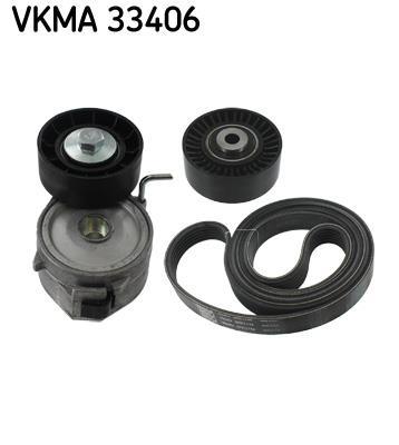 Kit de courroie d'accessoire (Courroie d’alternateur) SKF VKMA 33406